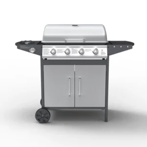Bibin – Barbecue à gaz 4 bruleurs avec ustensiles offerts