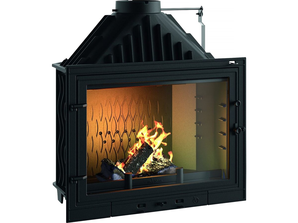 Insert “800 Primo” – 84,9 x 79,5 x 49,4 cm – 8 à 18 KW – Anthracite