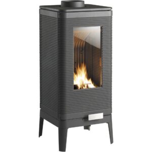 Poêle à bois en fonte “Iwaki – Anthracite