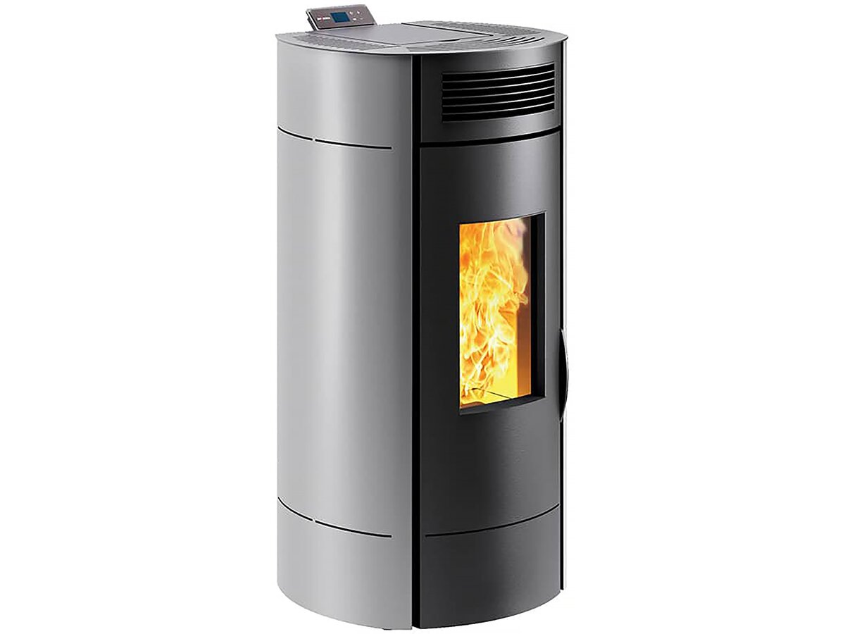 Poêle à granulés Lodi 10 Wi-Fi – Poêle à pellets – 3 à 9,5 kW – Gris
