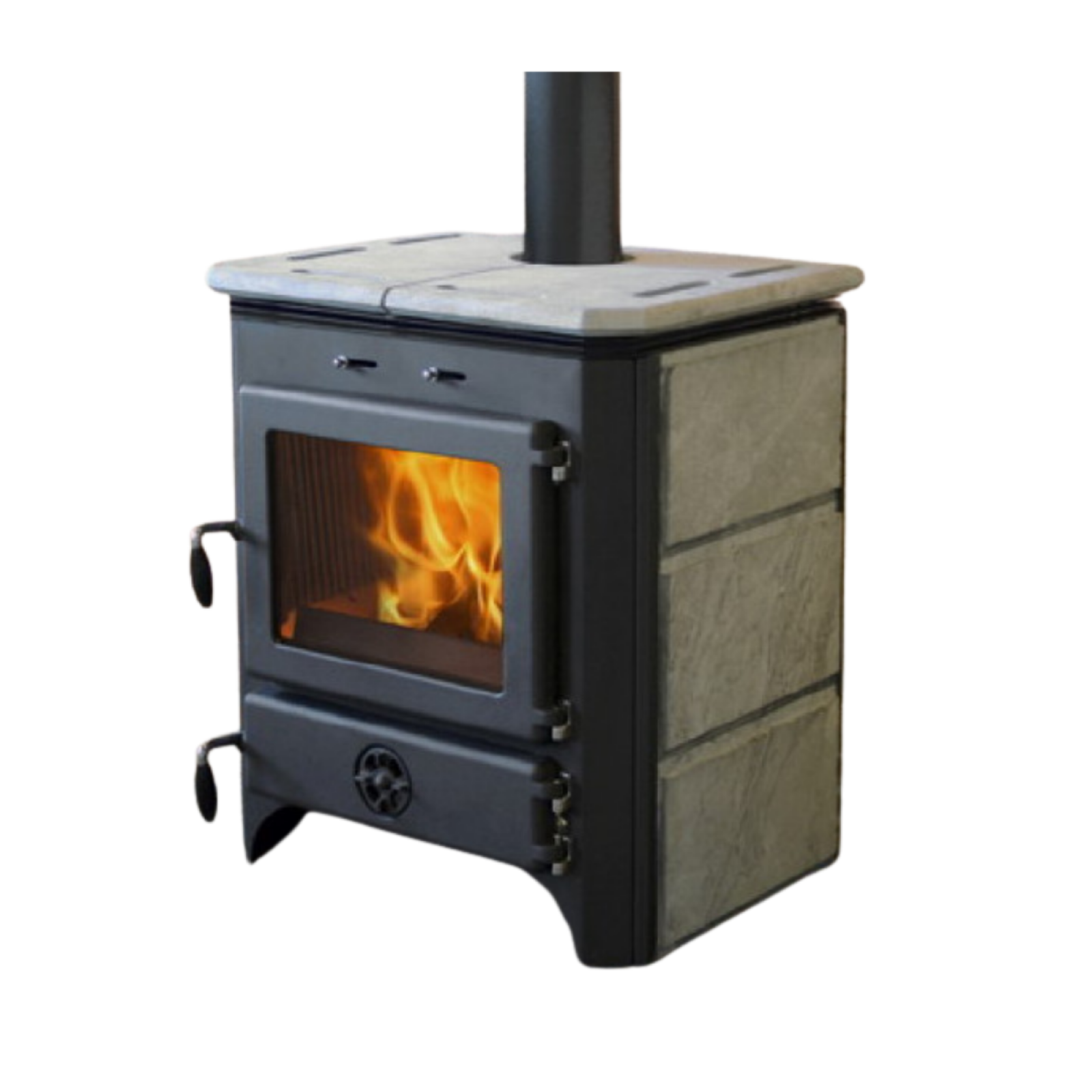 Poêle à Bois/Charbon Hydro Thermo Vulkan 25kW